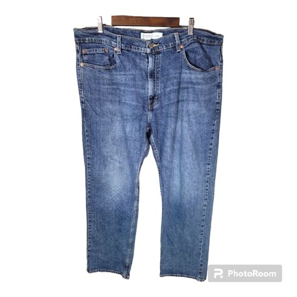 Levi Strauss Signature 561 Relaxed Blue Denim  Jeans Mens Size W30 L30 - Picture 1 of 12
